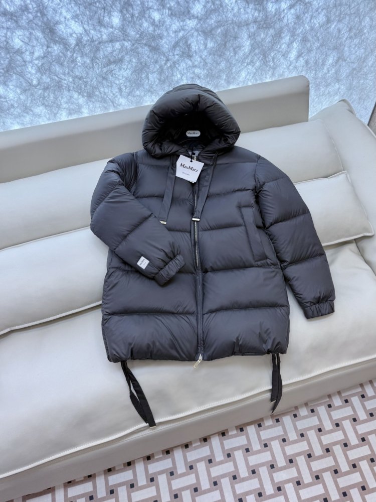 Куртка пуховик средней длины фото 3