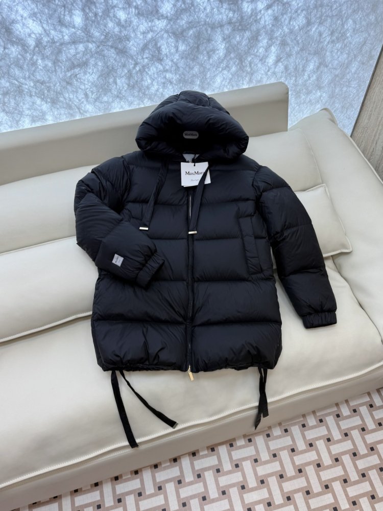 Куртка пуховик средней длины фото 3