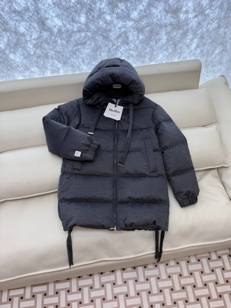 Куртка пуховик средней длины фото 3