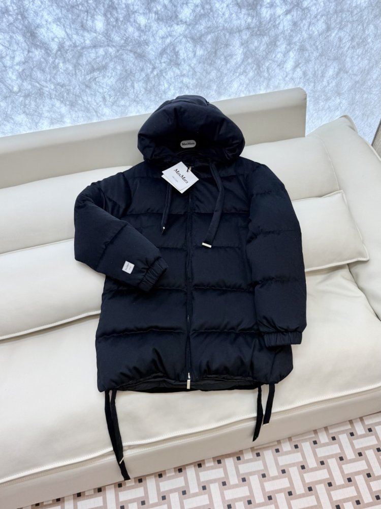 Куртка пуховик средней длины фото 3