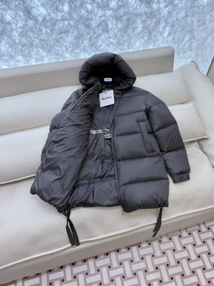 Куртка пуховик средней длины фото 4