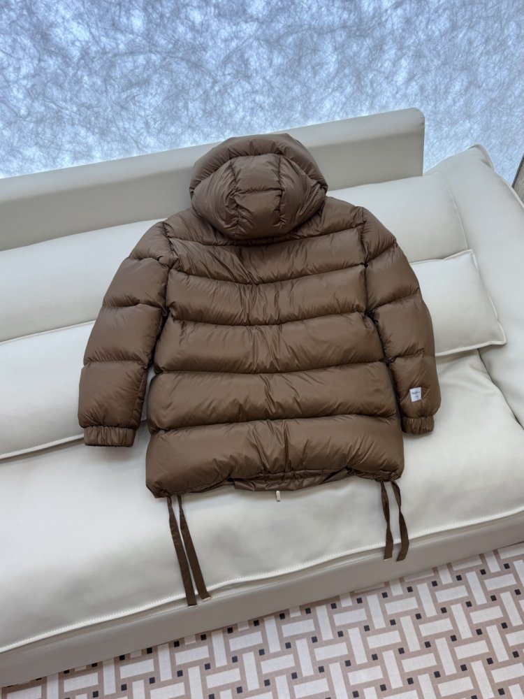 Куртка пуховик средней длины фото 5