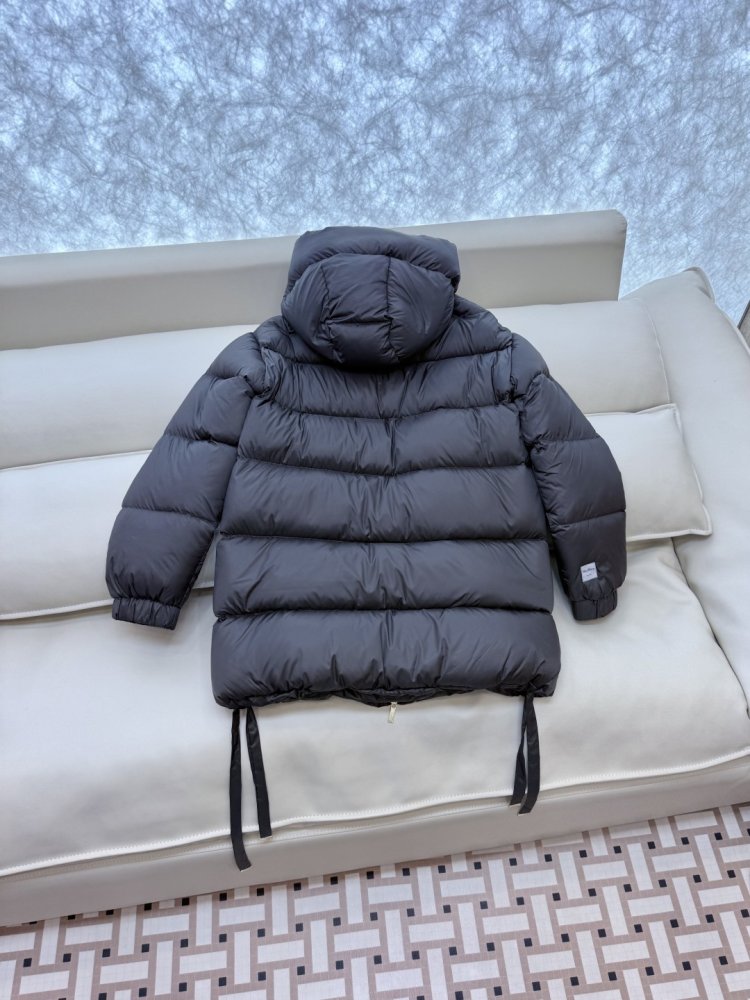 Куртка пуховик средней длины фото 5