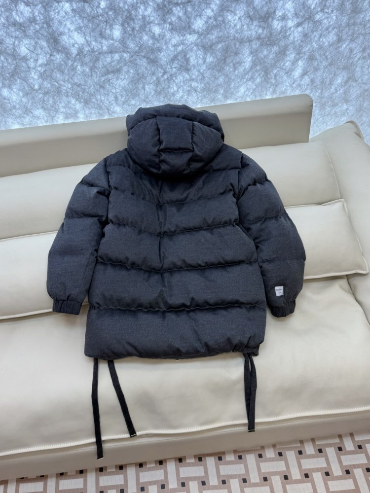 Куртка пуховик средней длины фото 5