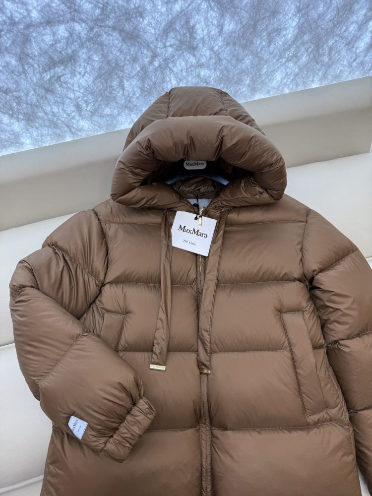 Куртка пуховик средней длины фото 6