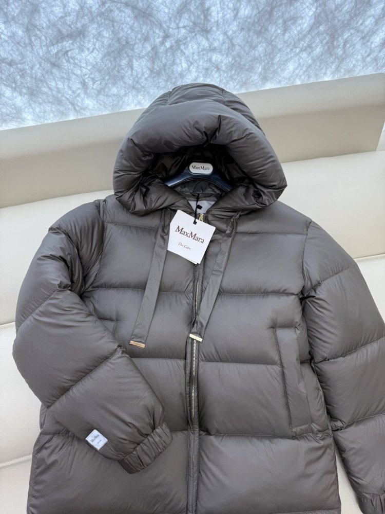 Куртка пуховик средней длины фото 6