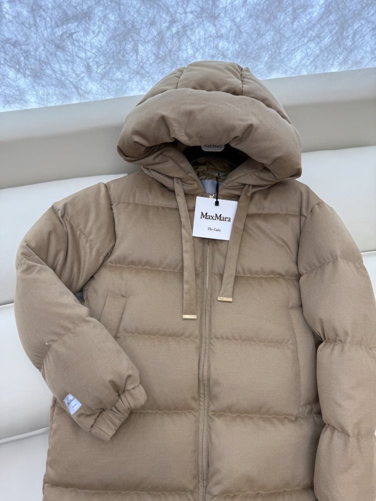 Куртка пуховик средней длины фото 6