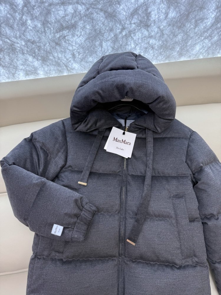 Куртка пуховик средней длины фото 6