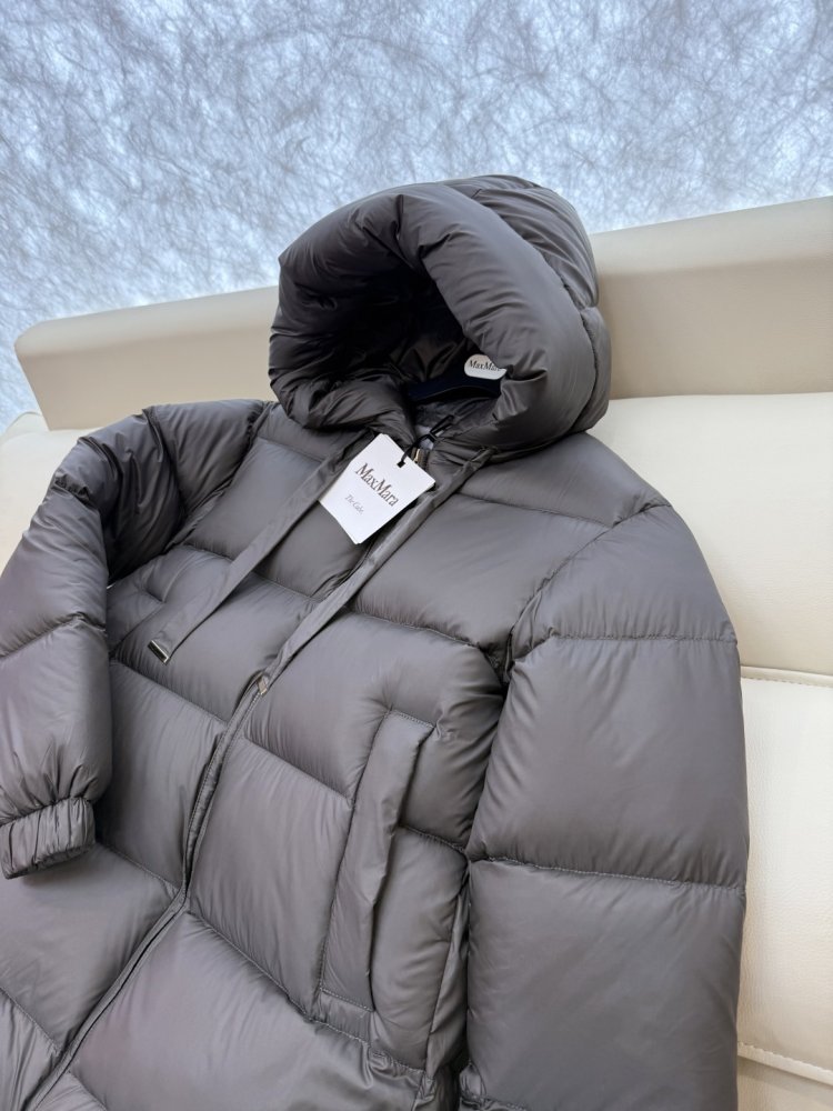 Куртка пуховик средней длины фото 7