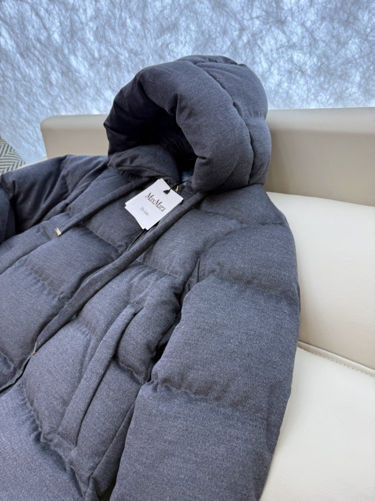 Куртка пуховик средней длины фото 7