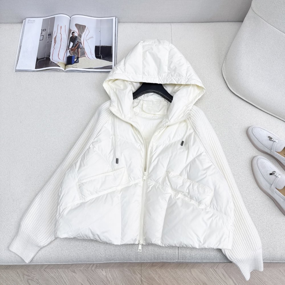 Куртка пуховик в стиле пэчворк фото 2