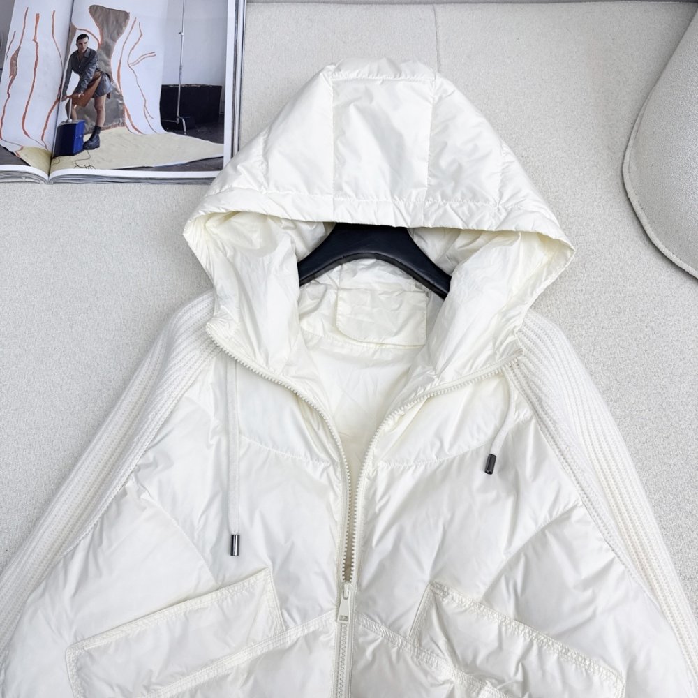 Куртка пуховик в стиле пэчворк фото 3