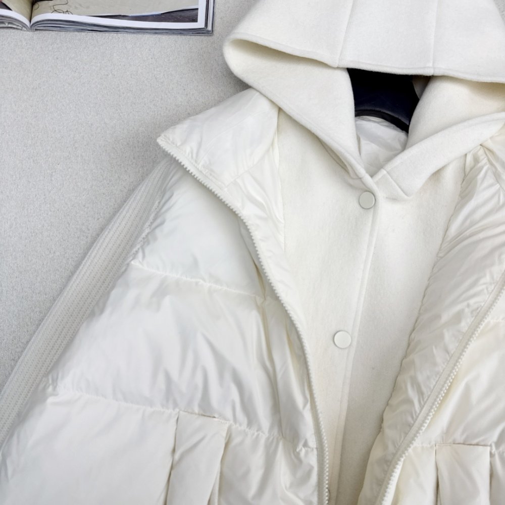 Куртка пуховик в стиле пэчворк фото 4