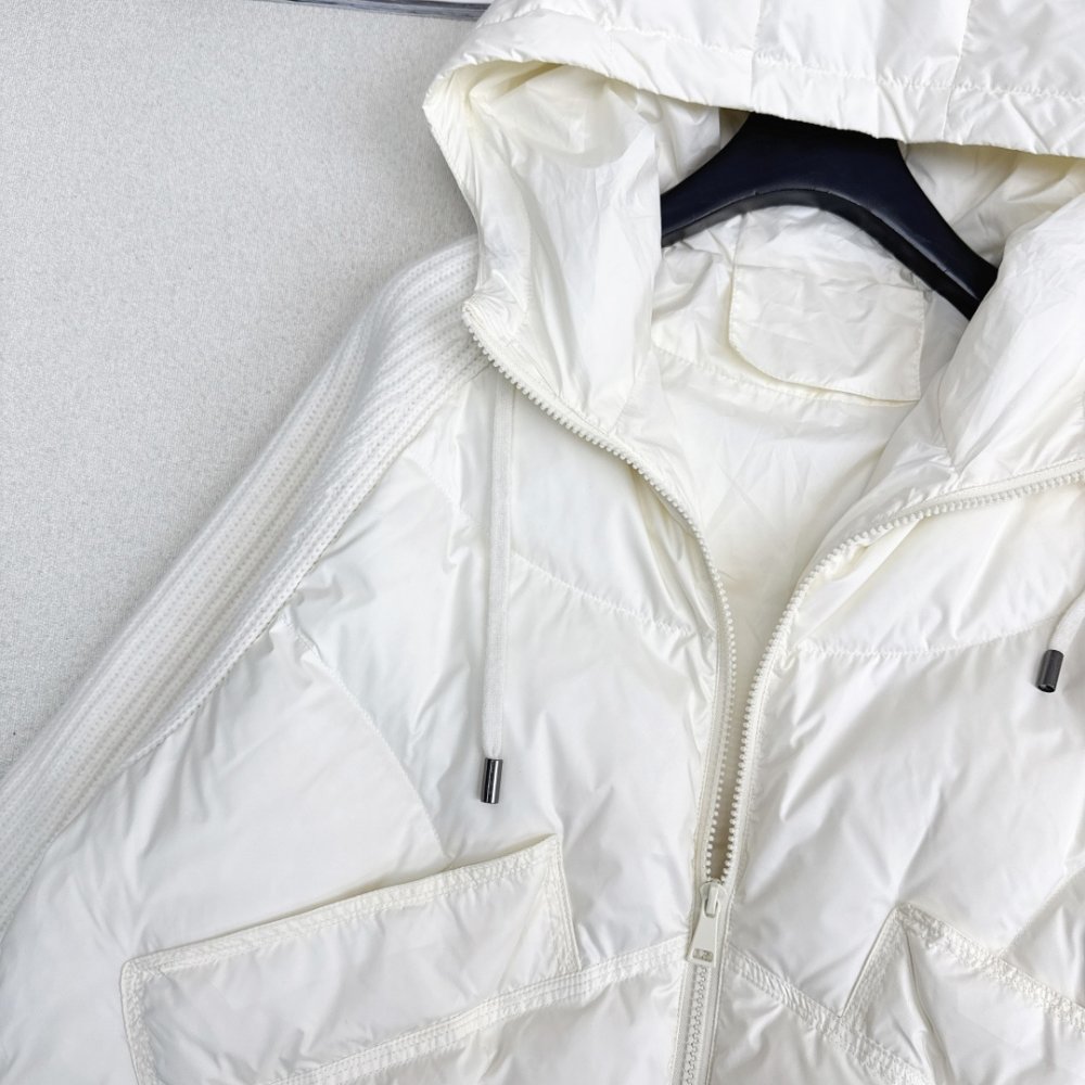 Куртка пуховик в стиле пэчворк фото 4