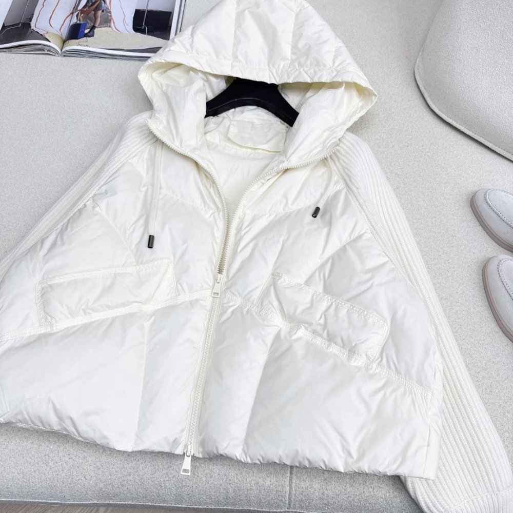 Куртка пуховик в стиле пэчворк фото 6