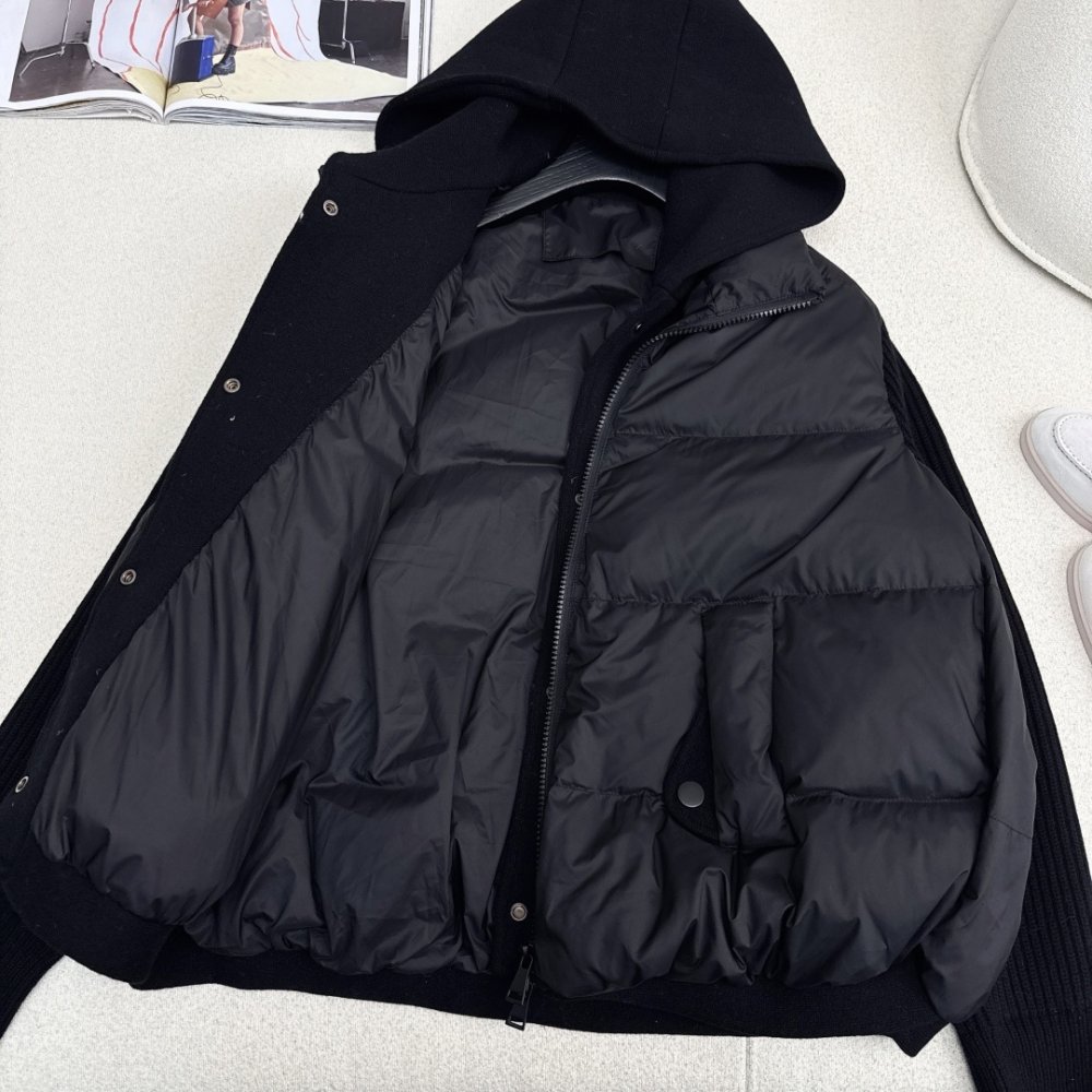 Куртка пуховик в стиле пэчворк фото 7