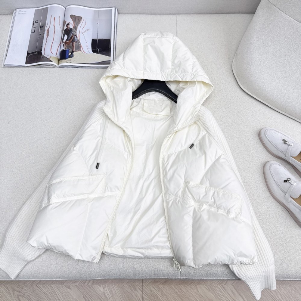 Куртка пуховик в стиле пэчворк фото 7