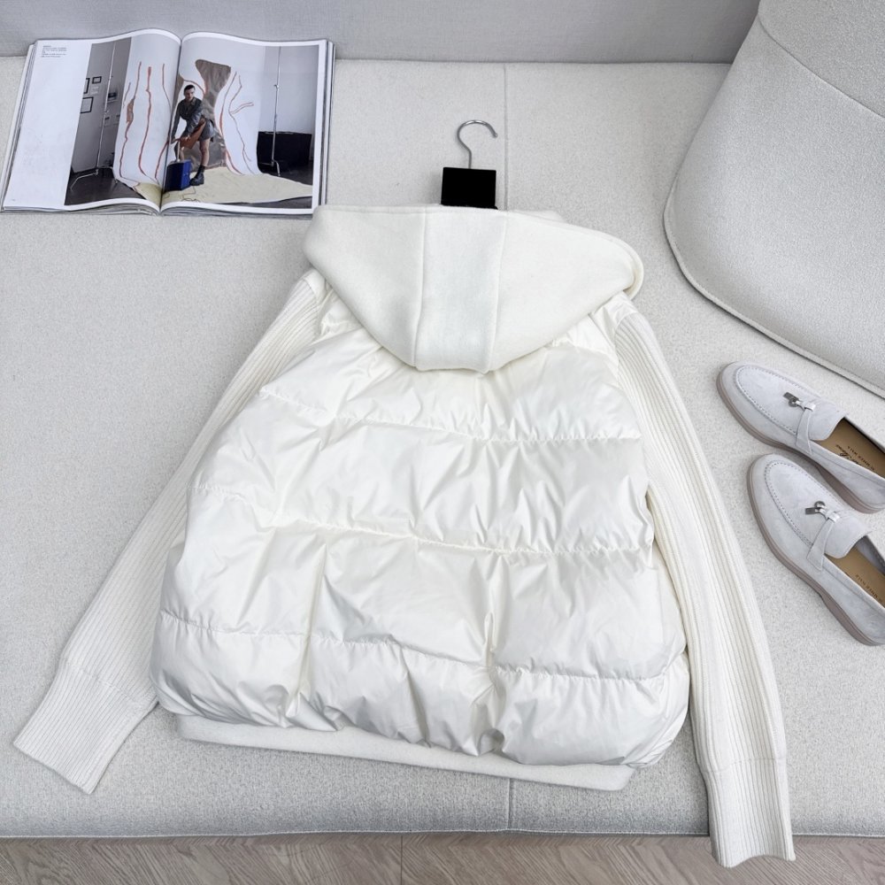 Куртка пуховик в стиле пэчворк фото 8