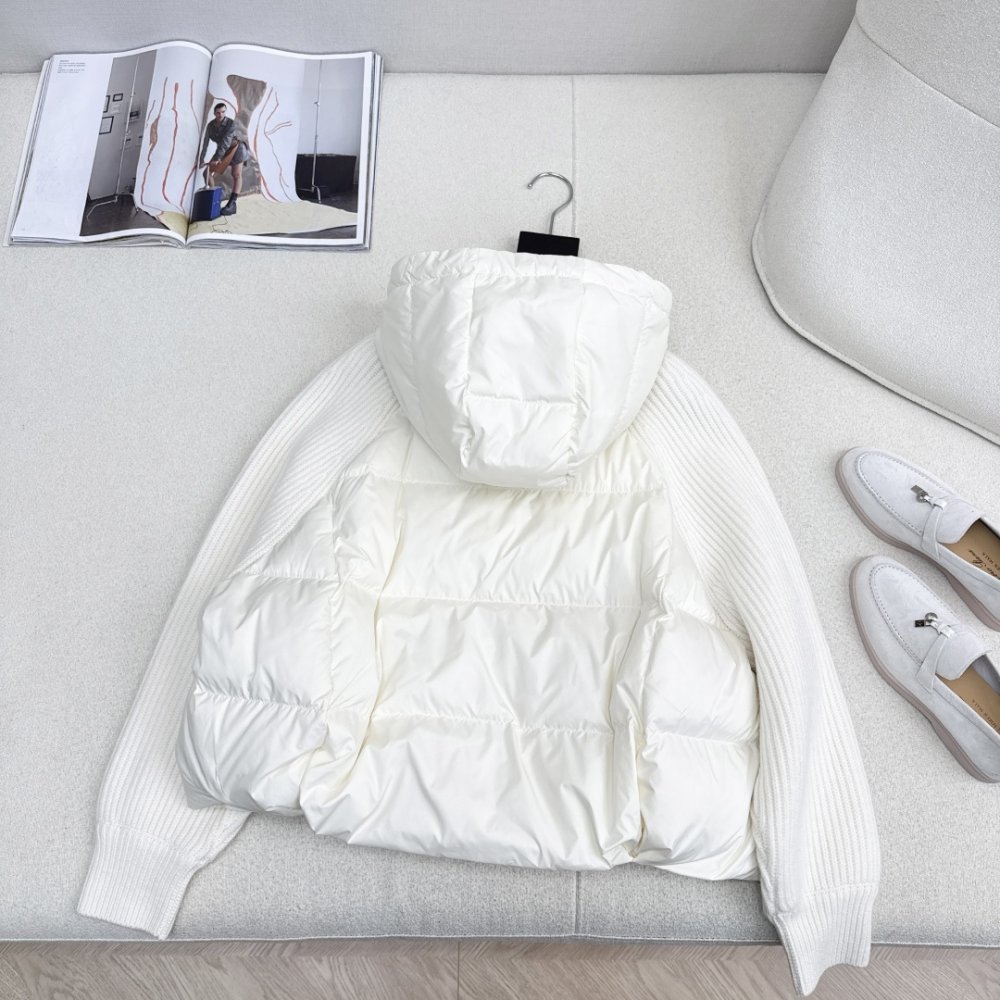 Куртка пуховик в стиле пэчворк фото 9