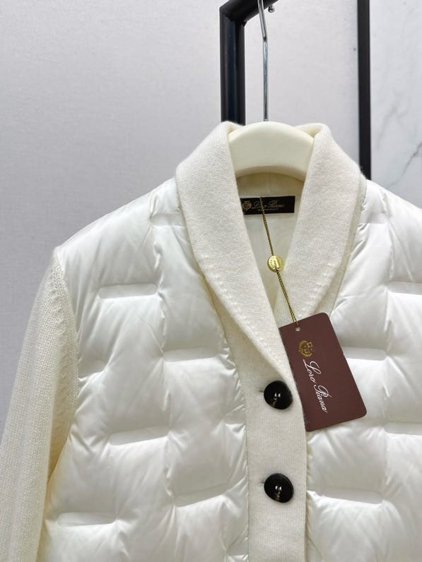 Куртка пуховик женская с кашемировыми рукавами фото 4