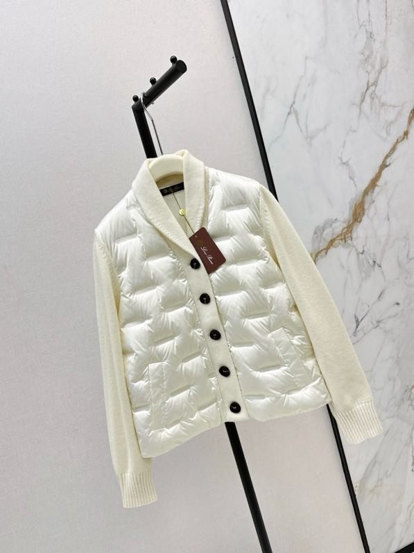 Куртка пуховик женская с кашемировыми рукавами фото 5