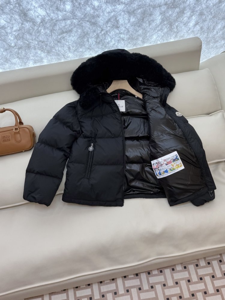 Куртка пуховик женская с меховым воротником фото 4