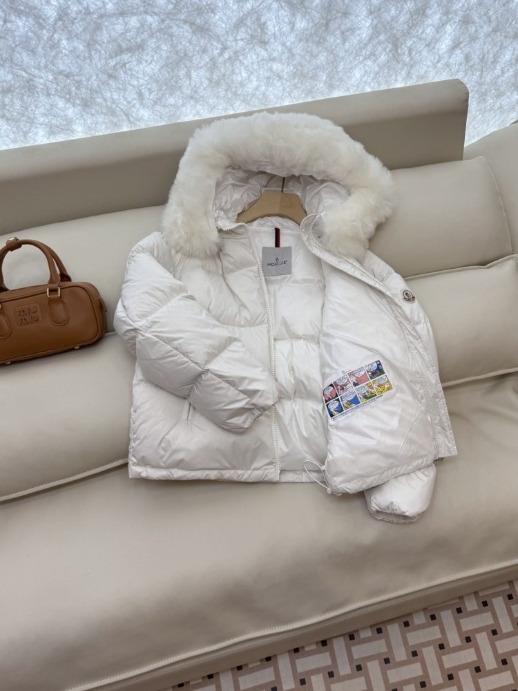 Куртка пуховик женская с меховым воротником фото 5