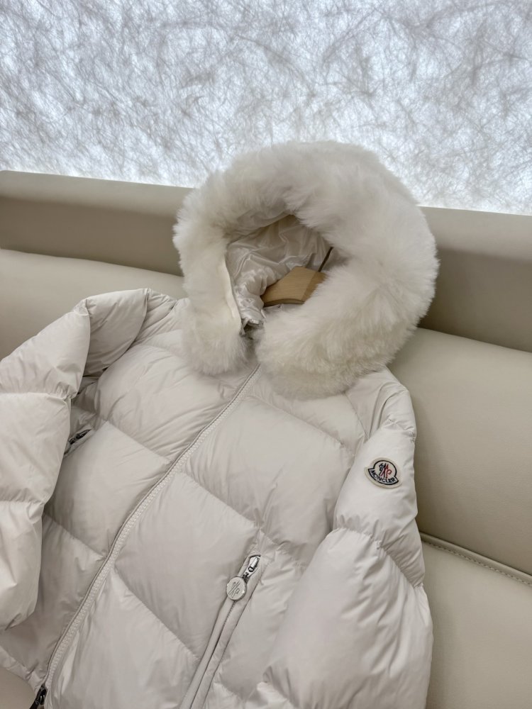 Куртка пуховик женская с меховым воротником фото 7