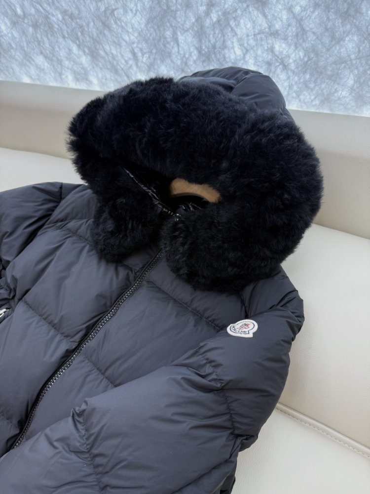 Куртка пуховик женская с меховым воротником фото 7