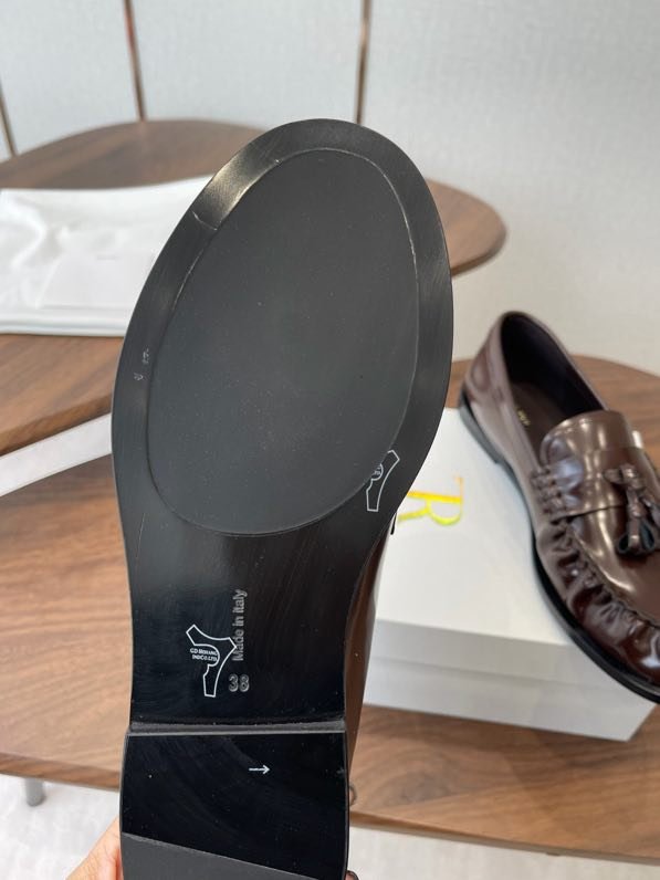 Лоферы кожаные с плиссировкой фото 7