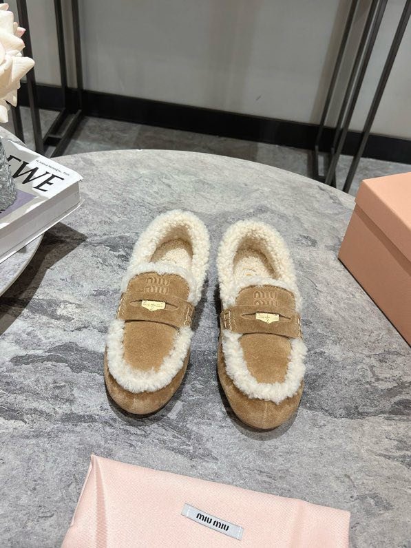 Лоферы fur women's фото 2