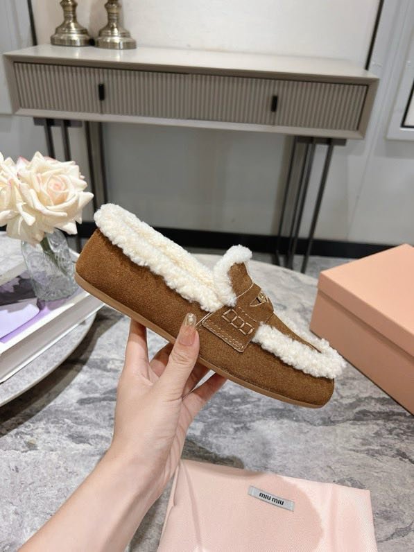 Лоферы меховые женские фото 5