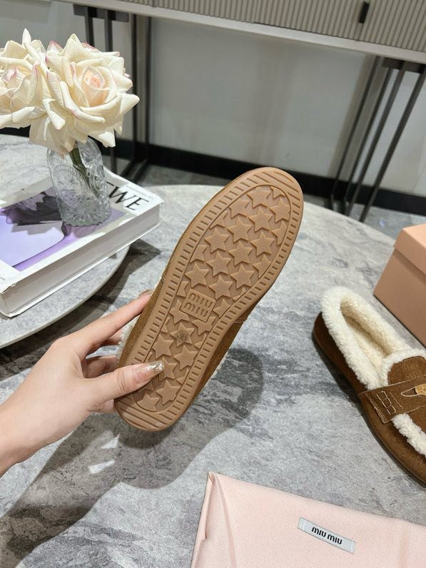 Лоферы меховые женские фото 8