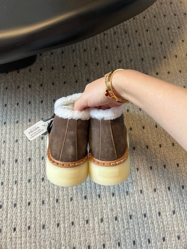 Лоферы на меху и высокой подошве фото 2