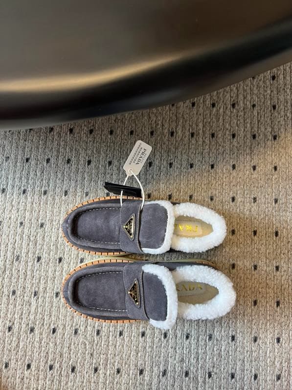 Лоферы on fur and high soled фото 3