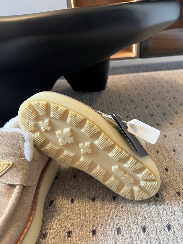 Лоферы на меху и высокой подошве фото 4