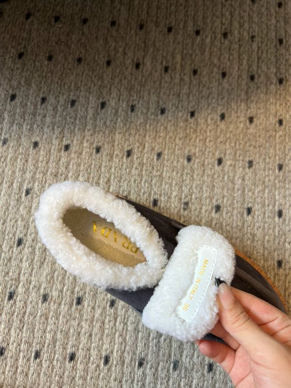 Лоферы on fur and high soled фото 6