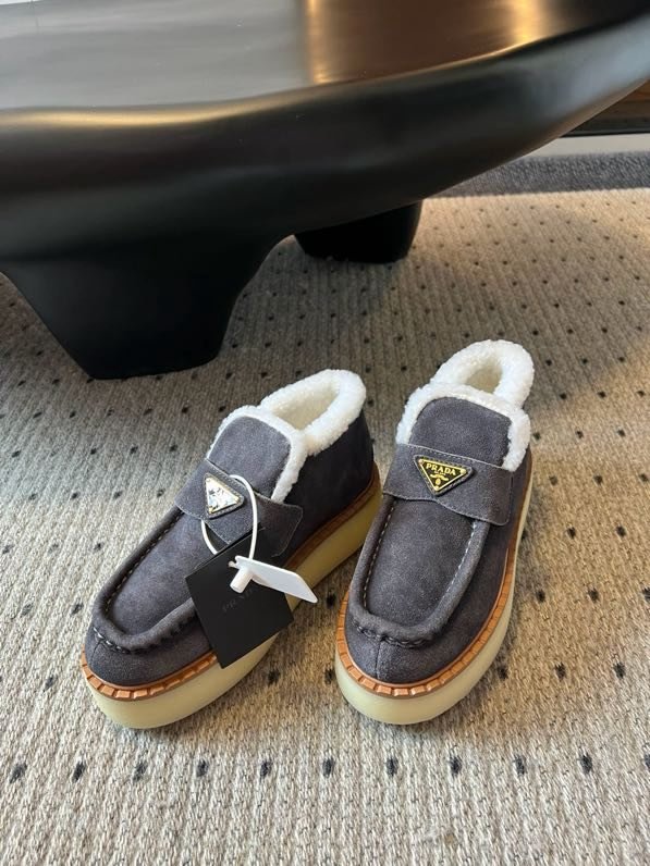 Лоферы on fur and high soled фото 7