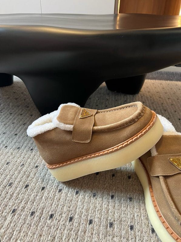 Лоферы on fur and high soled фото 8