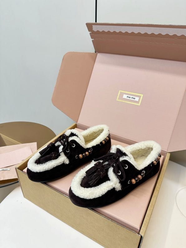 Лоферы on fur women's фото 2