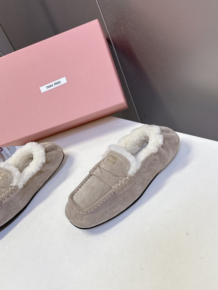 Лоферы на меху женские фото 3