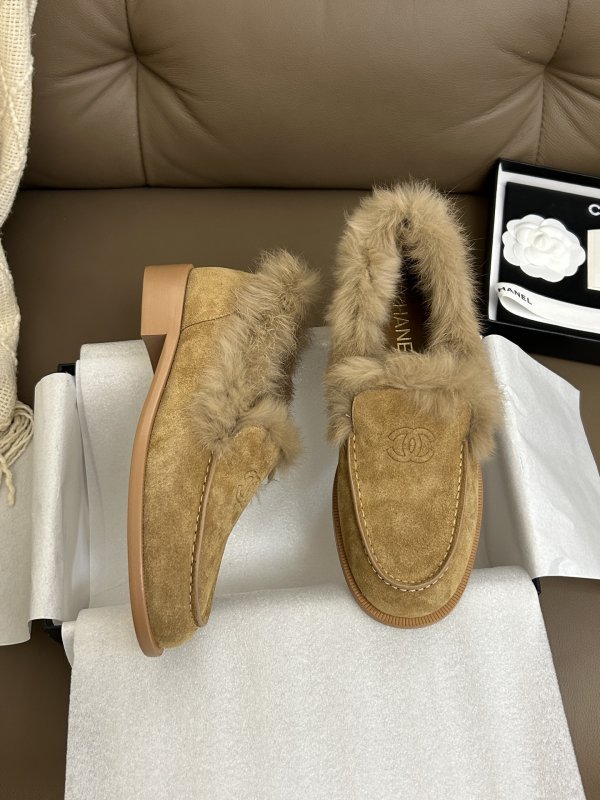 Лоферы на меху женские фото 6
