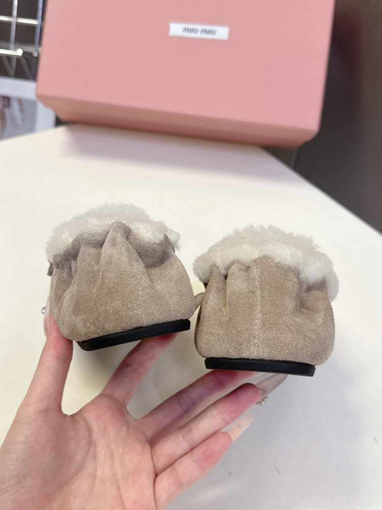 Лоферы на меху женские фото 8