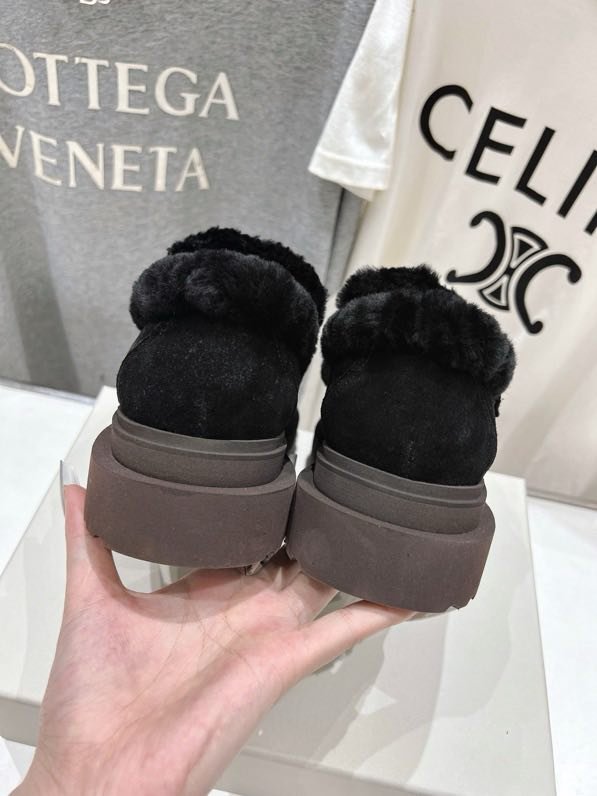 Лоферы на меху женские фото 9