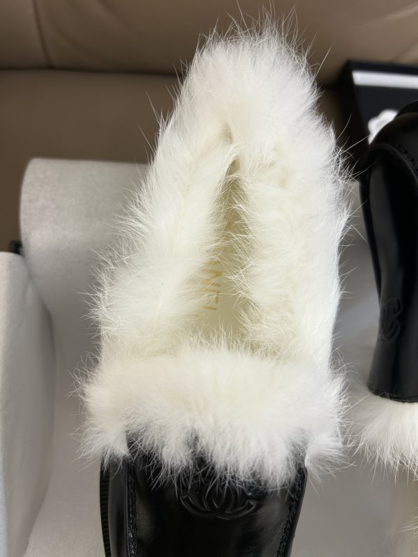 Лоферы на меху женские фото 9