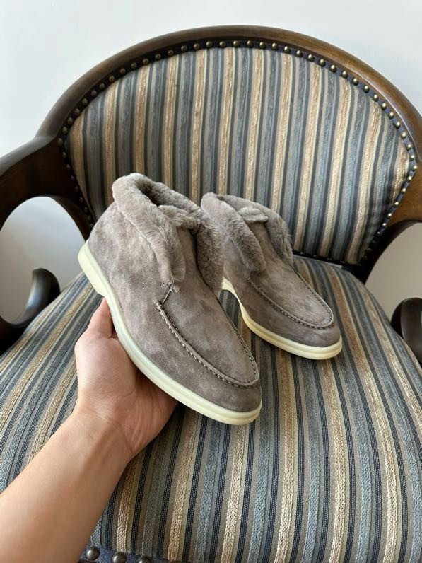 Лоферы на меху зимние