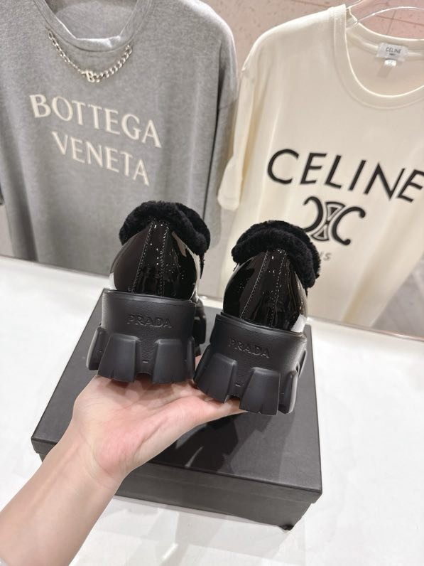 Лоферы на меху зимние фото 2