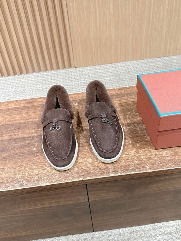 Лоферы на хутрі зимові фото 2