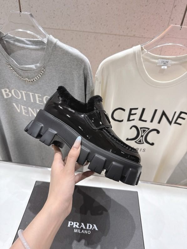 Лоферы на меху зимние фото 3