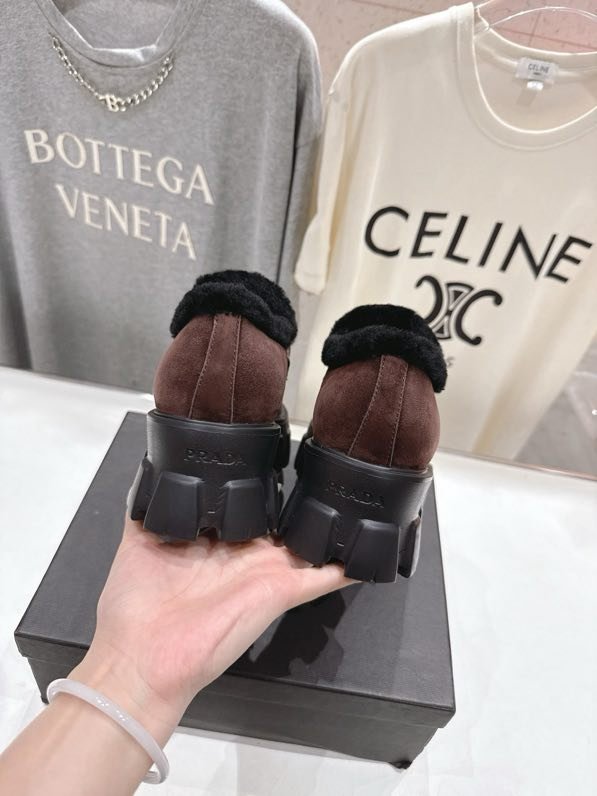 Лоферы на меху зимние фото 4